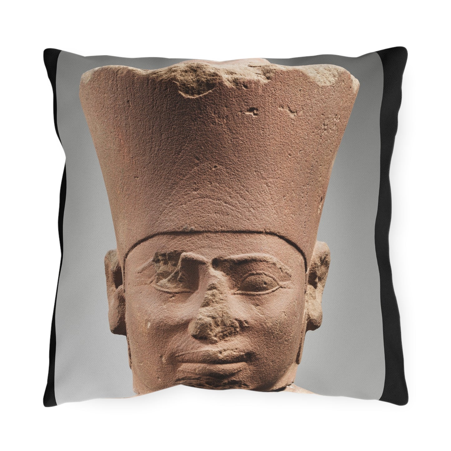 Pharaoh Mentuhotep II & Sahure Double-Sided Outdoor Pillow - Ancient African Empire Builders Black History Decor