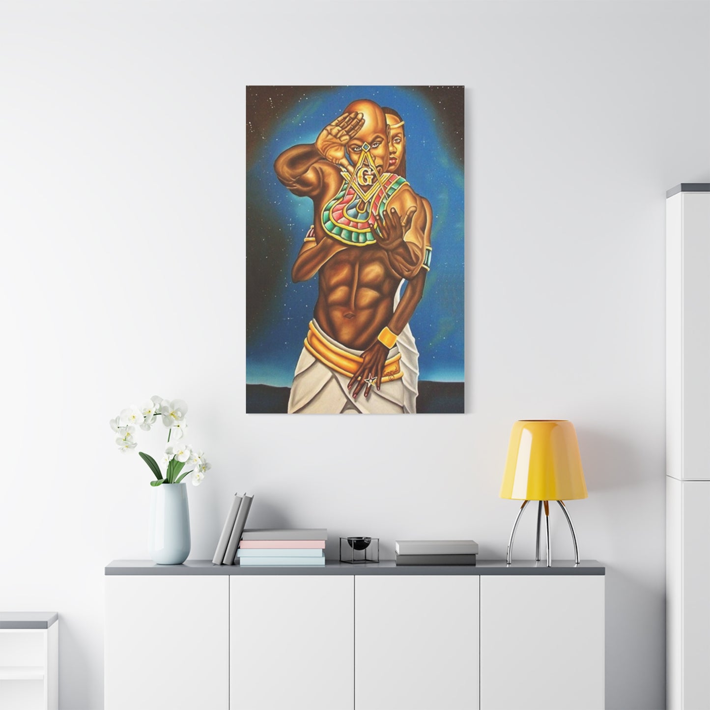 Sacred Brotherhood - Masonic Eastern Star Framed Print