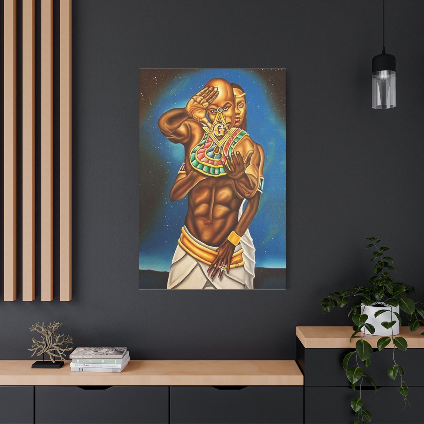 Sacred Brotherhood - Masonic Eastern Star Framed Print