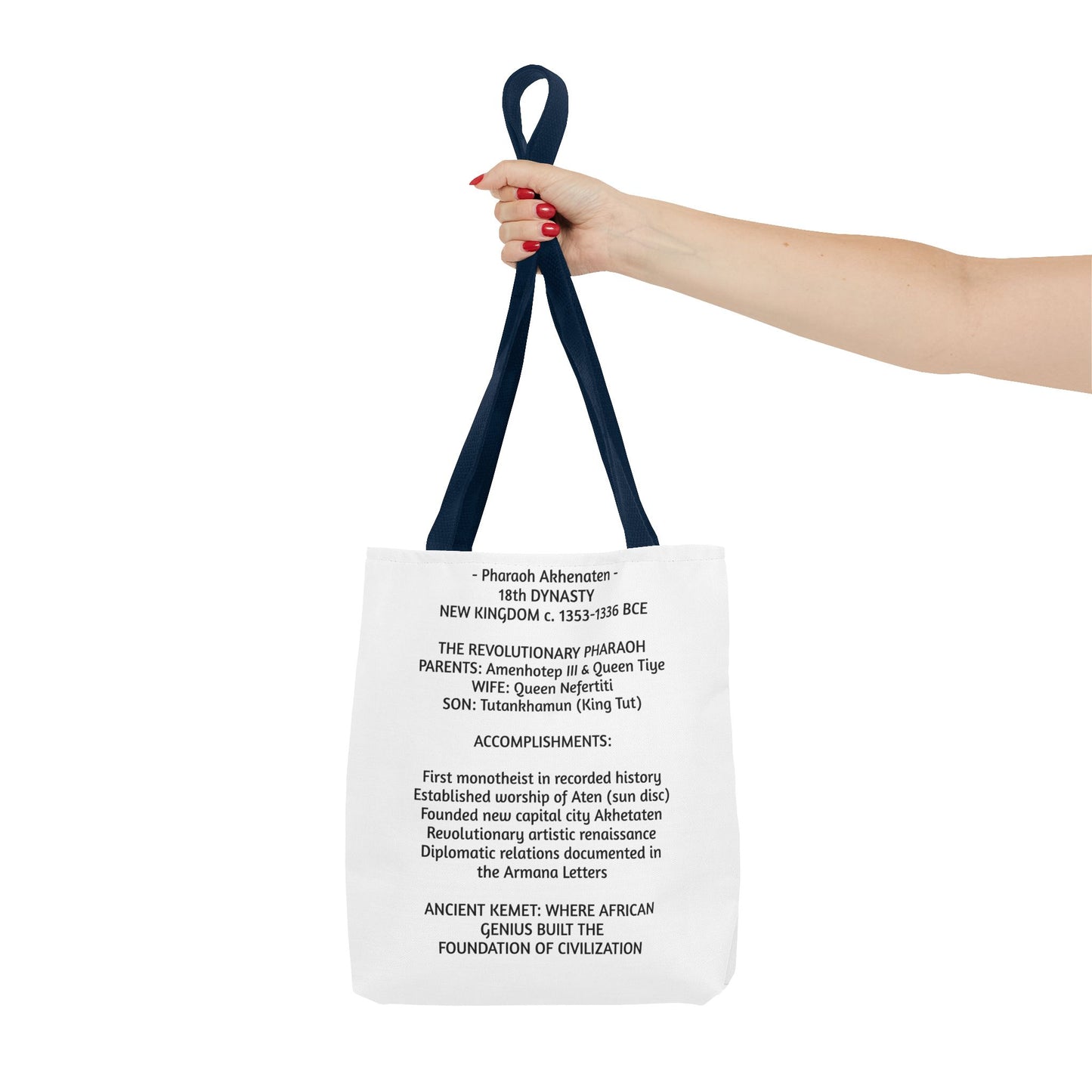 Pharaoh Akhenaten Tote Bag