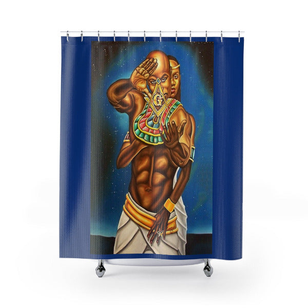 Mason & Eastern Star Legacy Shower Curtain - Fraternal Symbols of Light