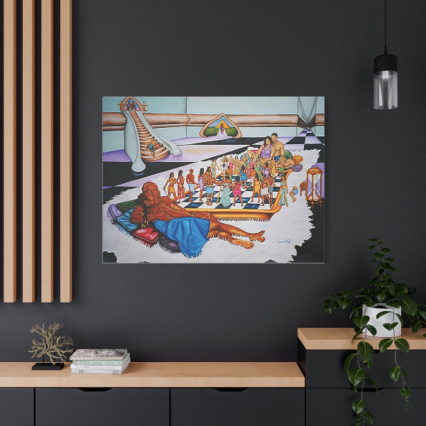 The Hue Man Chess Game: Awaken & Unite - Cultural Art Print