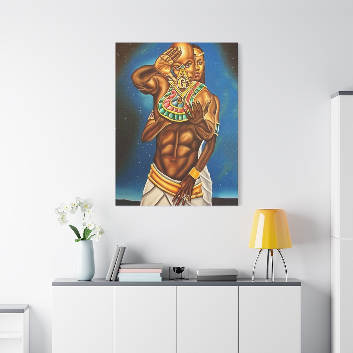 Sacred Brotherhood - Masonic Eastern Star Framed Print