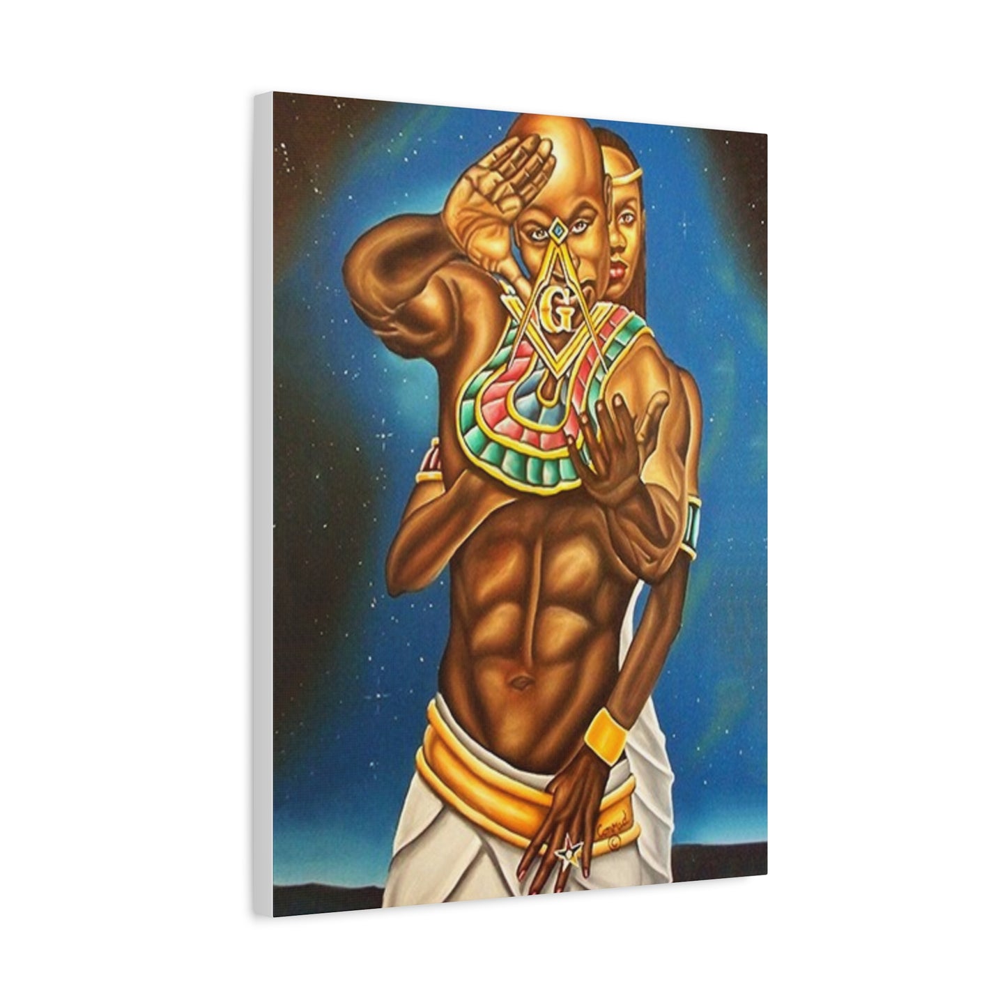 Sacred Brotherhood - Masonic Eastern Star Framed Print