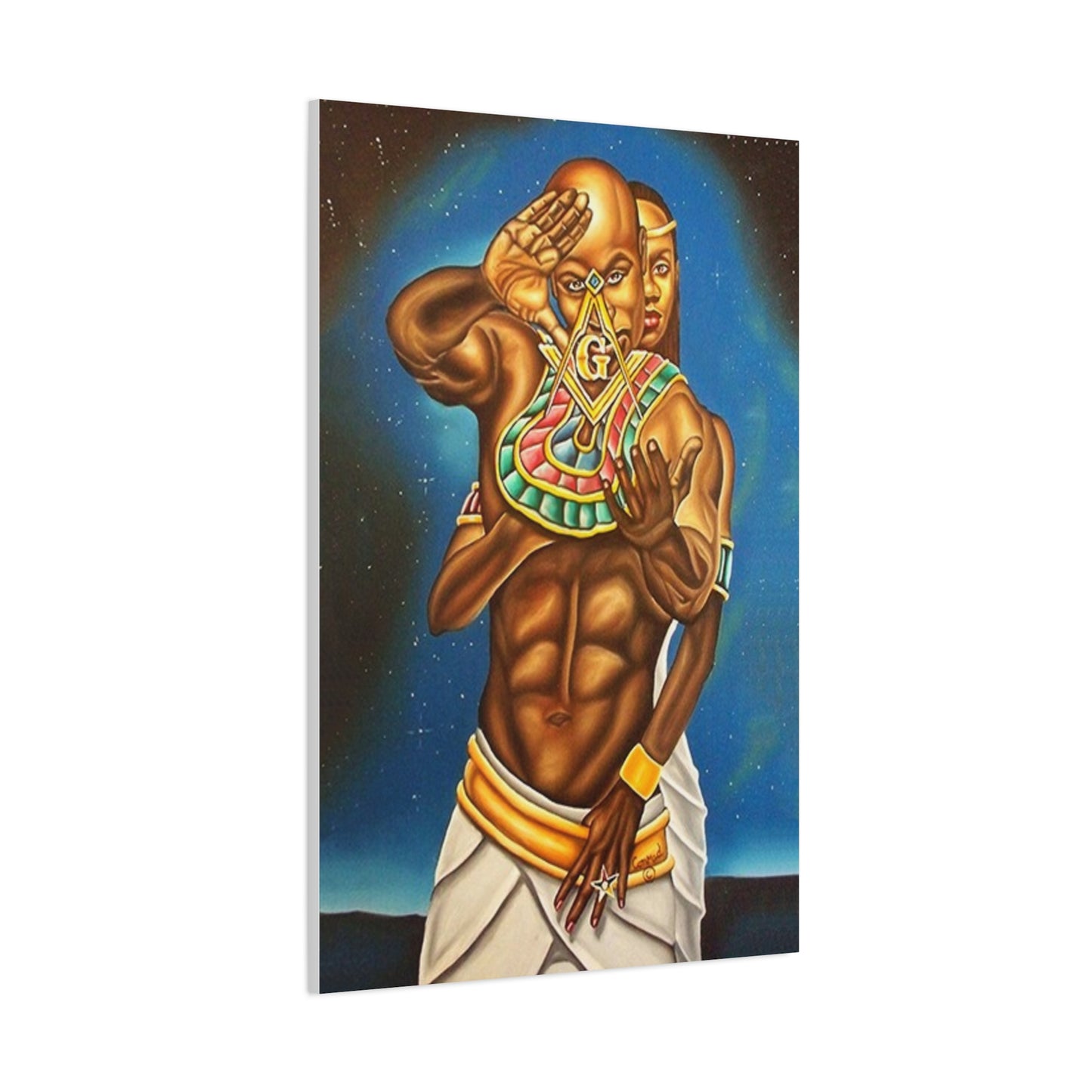 Sacred Brotherhood - Masonic Eastern Star Framed Print