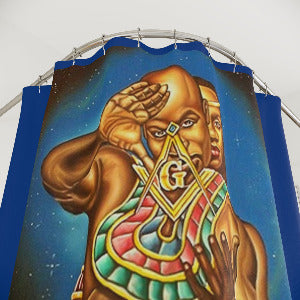 Mason & Eastern Star Legacy Shower Curtain - Fraternal Symbols of Light