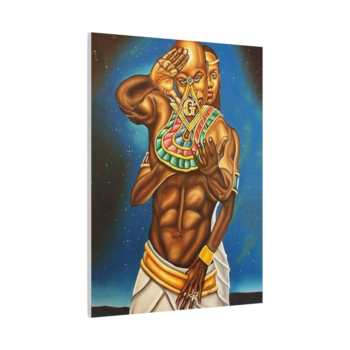 Sacred Brotherhood - Masonic Eastern Star Framed Print