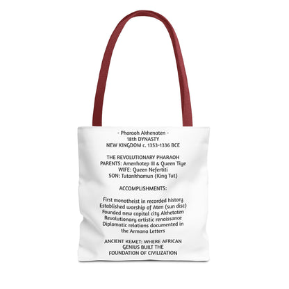 Pharaoh Akhenaten Tote Bag