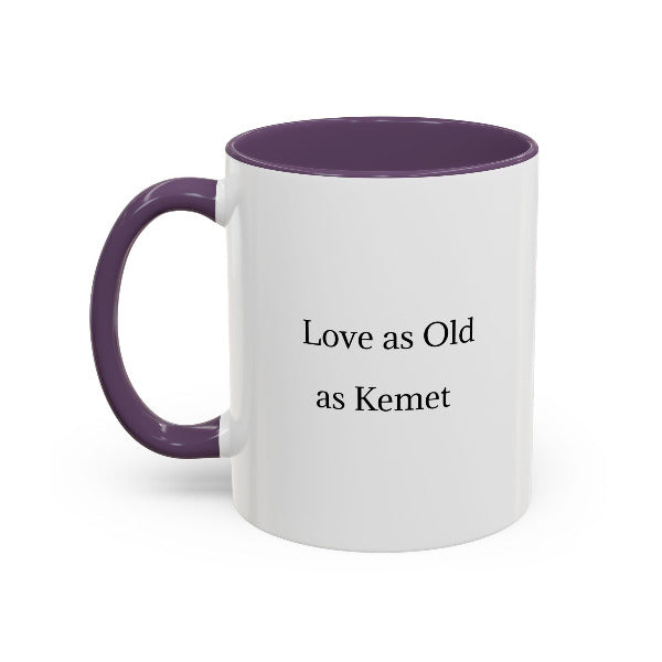 Pharaoh Akhenaten & Queen Nefertiti Mug | Love as Old as Kemet | Ancient Egyptian & African Coffee Legacy