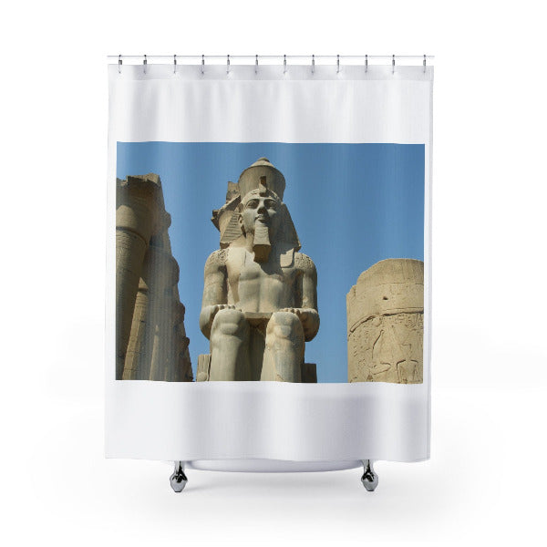 Ancient Kemet Art Shower Curtain | Abu Simbel Monuments