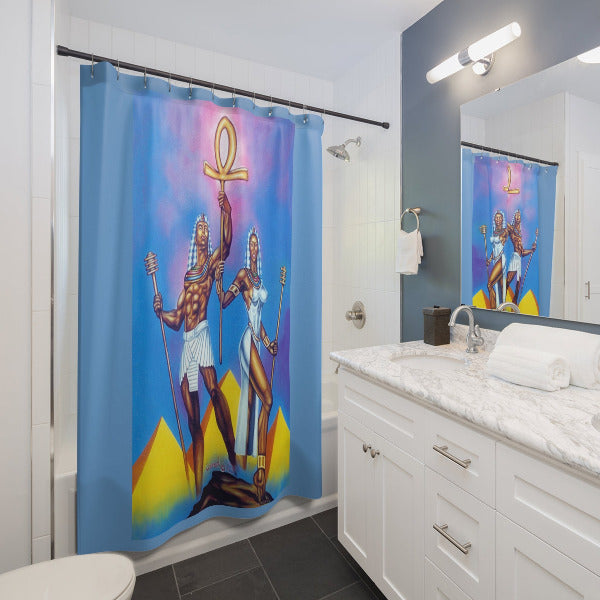 Royal Ancestry Shower Curtain - African Kings & Queens of Kemet