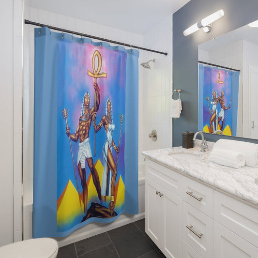 Royal Ancestry Shower Curtain - African Kings & Queens of Kemet