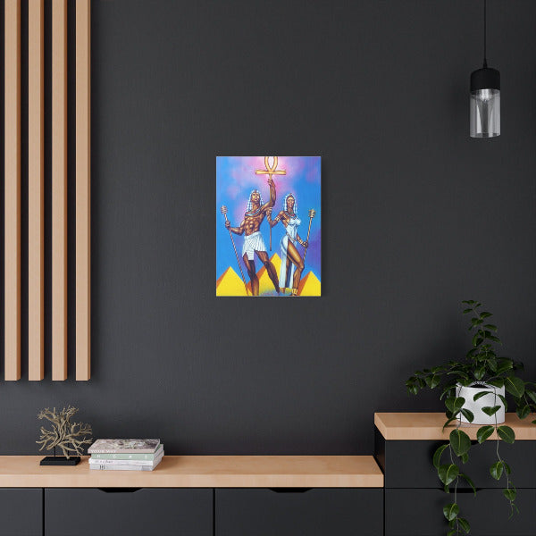 The Pharaoh & Queen Canvas Print