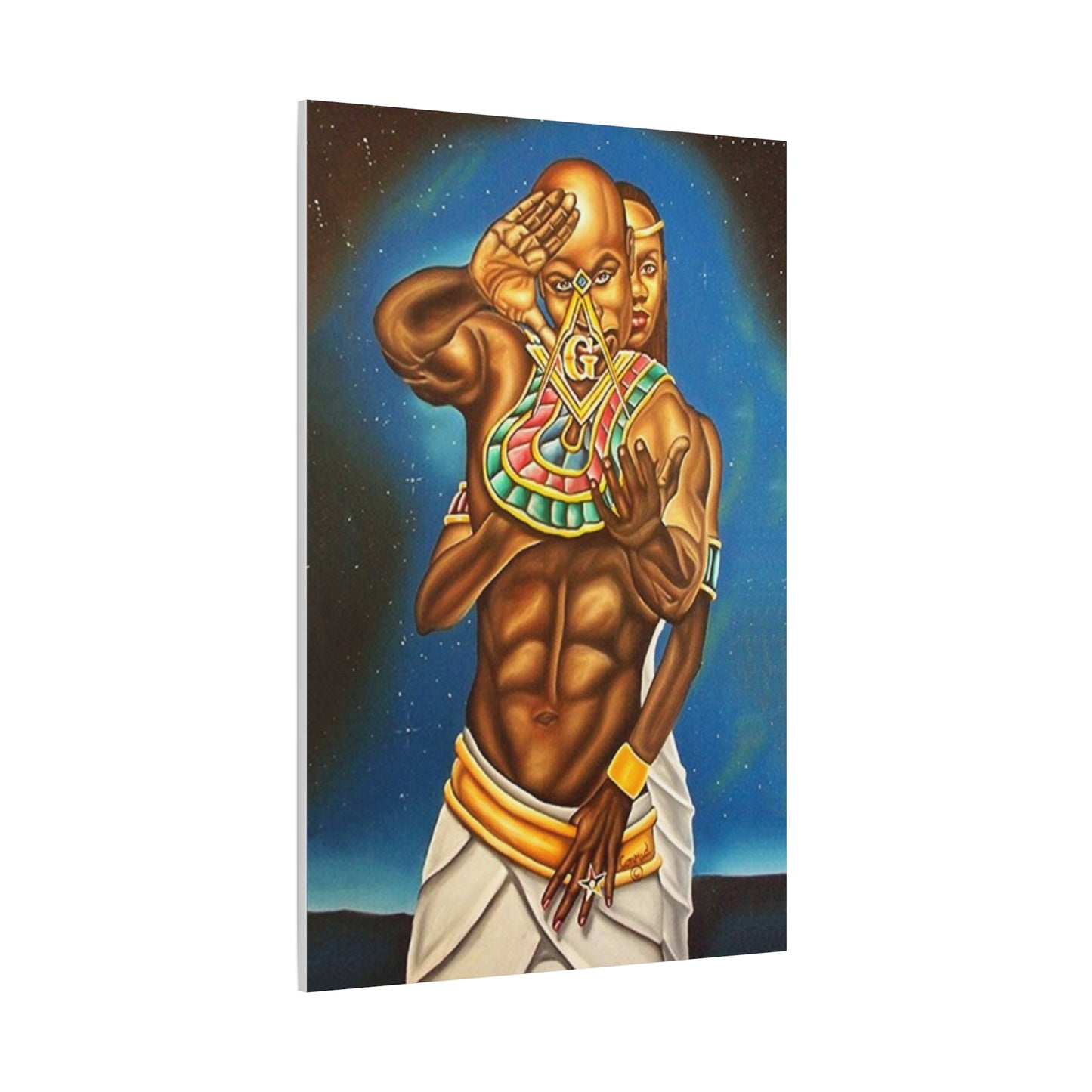 Sacred Brotherhood - Masonic Eastern Star Framed Print