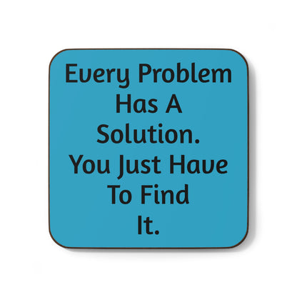 Black History Motivational Coaster - "Every Problem Has A Solution" - Inspirational Home Decor
