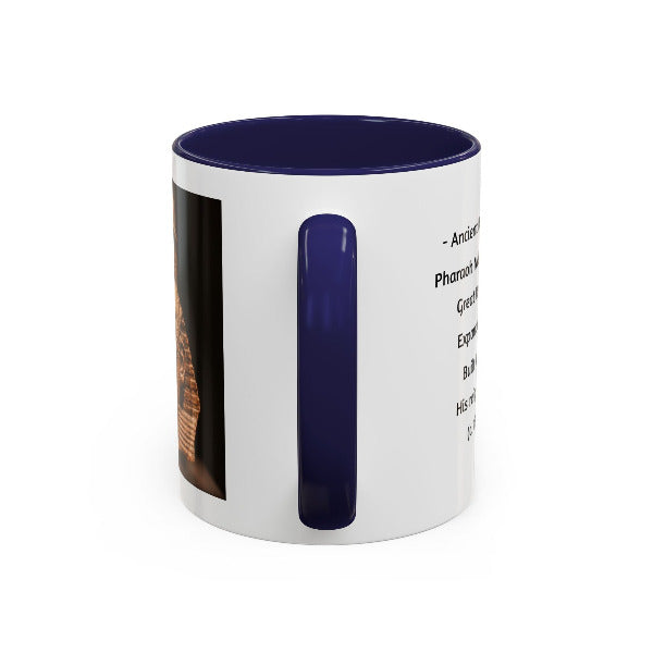 Pharaoh Amenhotep III Mug | Ancient Power. Kemet's Zenith | African Royalty & Legacy