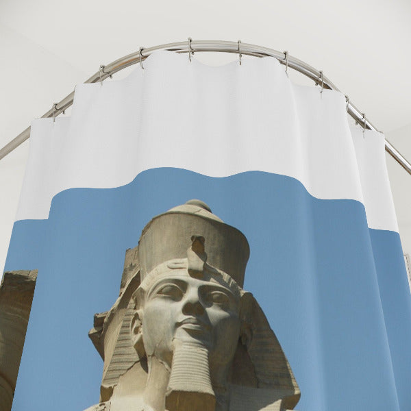 Ancient Kemet Art Shower Curtain | Abu Simbel Monuments