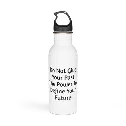 "Define Your Future" Motivational Water Bottle