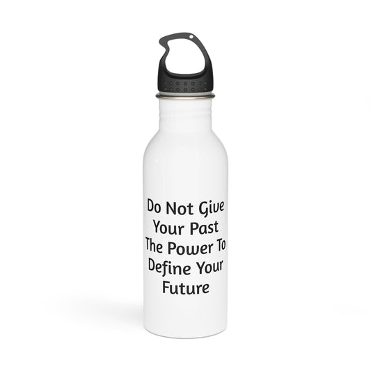 "Define Your Future" Motivational Water Bottle