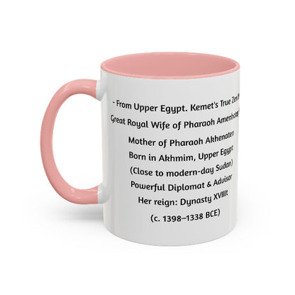 Queen Tiye Mug | Kemet's True Zenith | Ancient African Queen from Upper Egypt