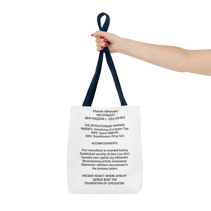 Pharaoh Akhenaten Tote Bag
