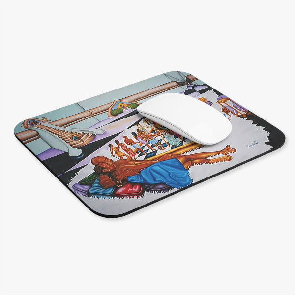 The Hue Man Chess Game Mouse Pad - Awaken Your Mind