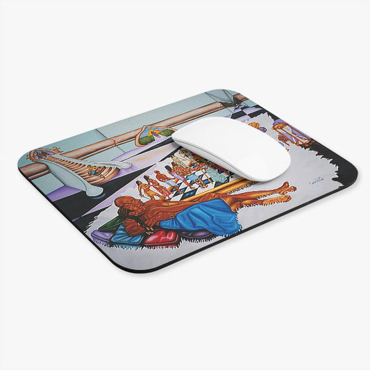 The Hue Man Chess Game Mouse Pad - Awaken Your Mind