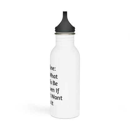 Master Self-Control Water Bottle