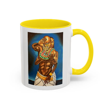 Masonic Couple Mug | Black Freemasonry, Eastern Star & Kemet Wisdom | African Coffee Legacy