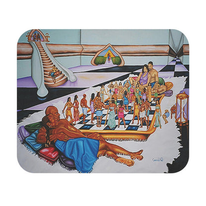 The Hue Man Chess Game Mouse Pad - Awaken Your Mind