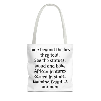 Ancient Egypt's African Truth Tote Bag