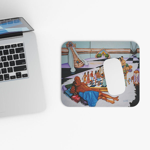 The Hue Man Chess Game Mouse Pad - Awaken Your Mind