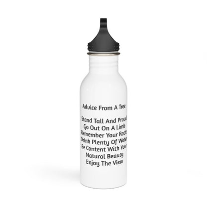 "Advice From A Tree" Wisdom Water Bottle