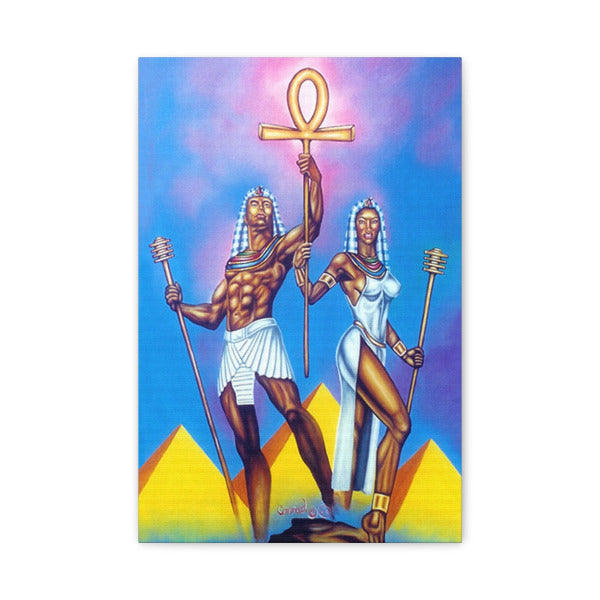 The Pharaoh & Queen Canvas Print