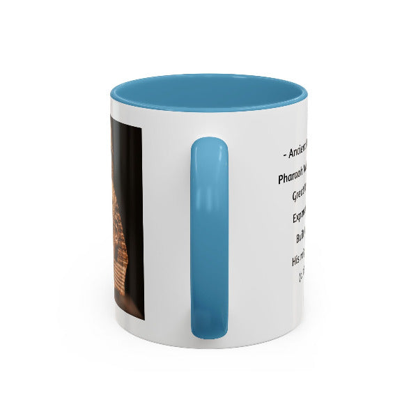 Pharaoh Amenhotep III Mug | Ancient Power. Kemet's Zenith | African Royalty & Legacy