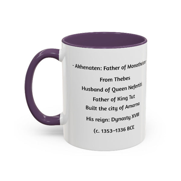 The Akhenaten Legacy Mug: Father of Monotheism | Ancient Egypt History