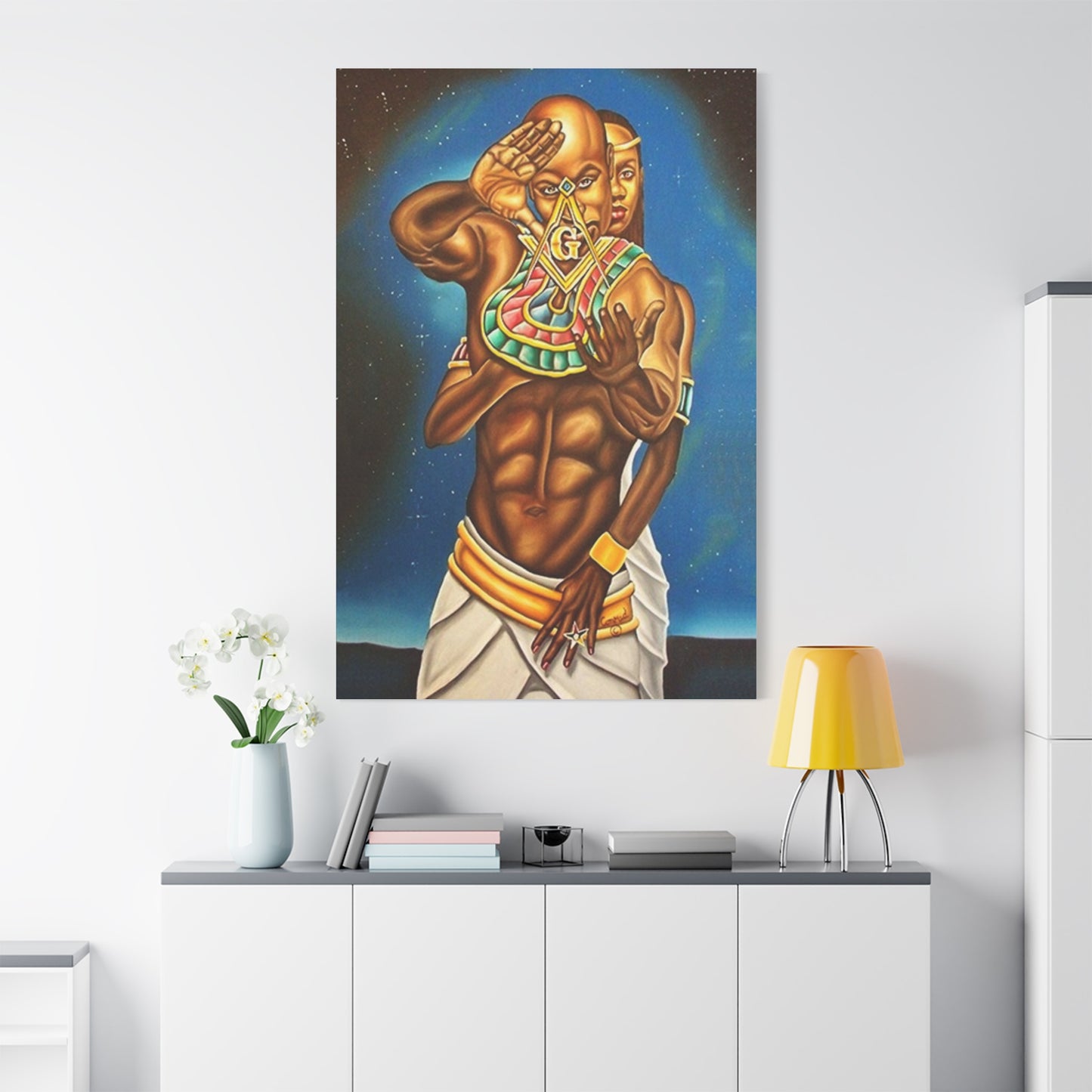 Sacred Brotherhood - Masonic Eastern Star Framed Print