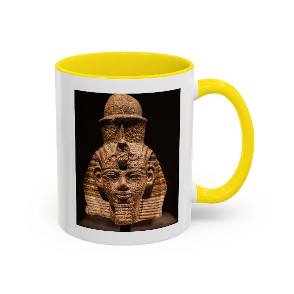 Pharaoh Amenhotep III Mug | Ancient Power. Kemet's Zenith | African Royalty & Legacy