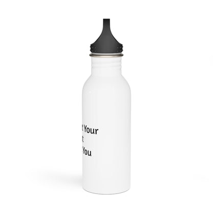Live In The Present Water Bottle