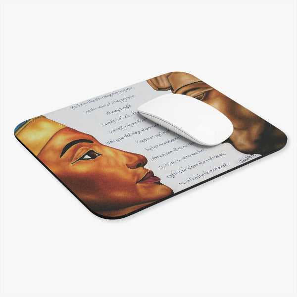 Nefertiti & Akhenaten Love Poem Mouse Pad