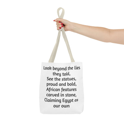 Ancient Egypt's African Truth Tote Bag
