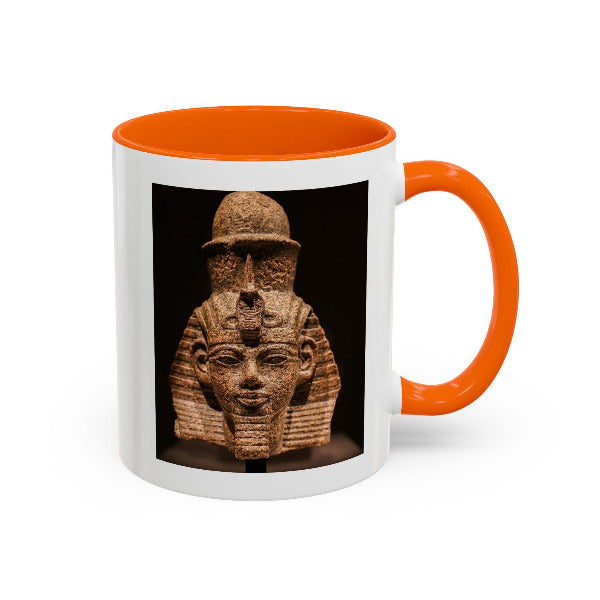 Pharaoh Amenhotep III Mug | Ancient Power. Kemet's Zenith | African Royalty & Legacy