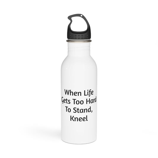 Find Strength In Humility Motivational Water Bottle