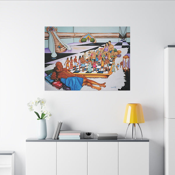 The Hue Man Chess Game: Awaken & Unite - Cultural Art Print