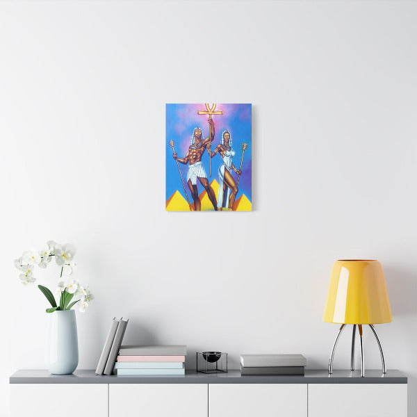 The Pharaoh & Queen Canvas Print