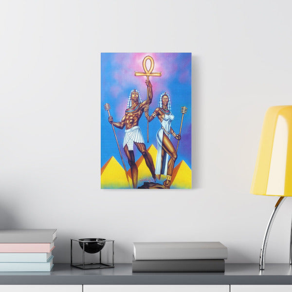 The Pharaoh & Queen Canvas Print