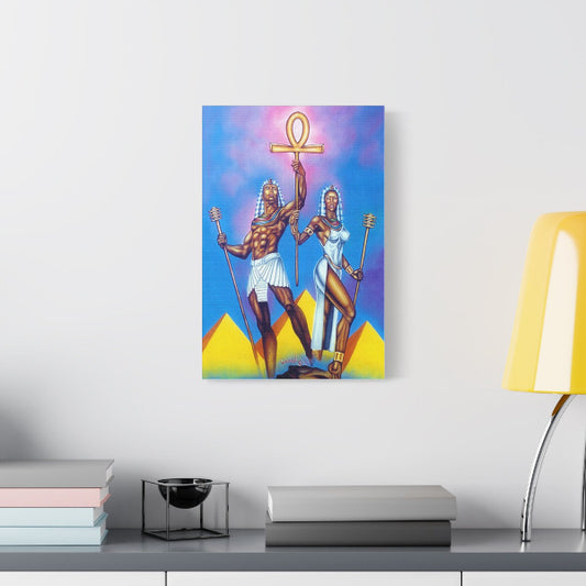 The Pharaoh & Queen Canvas Print