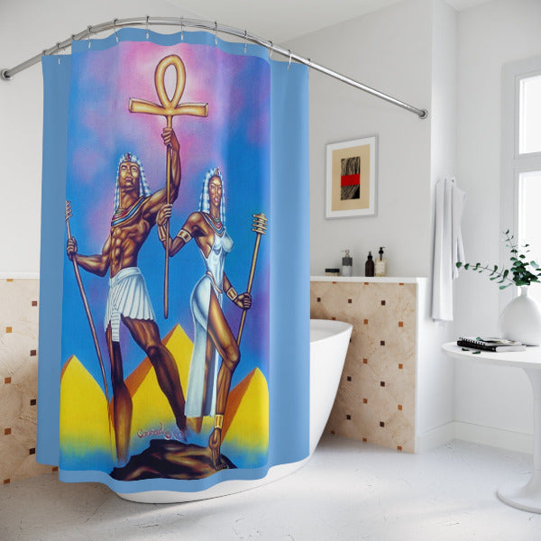 Royal Ancestry Shower Curtain - African Kings & Queens of Kemet