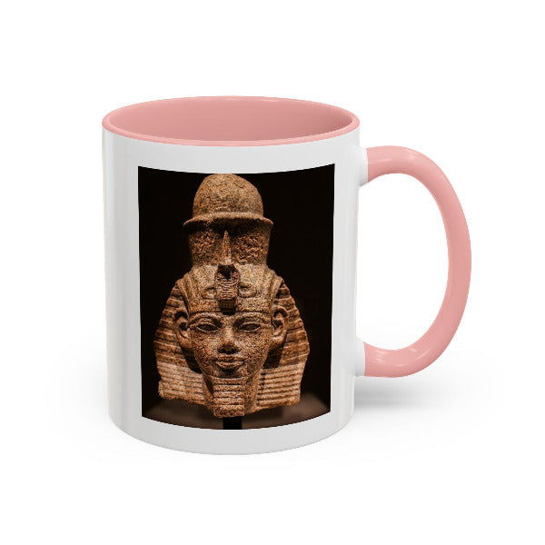 Pharaoh Amenhotep III Mug | Ancient Power. Kemet's Zenith | African Royalty & Legacy