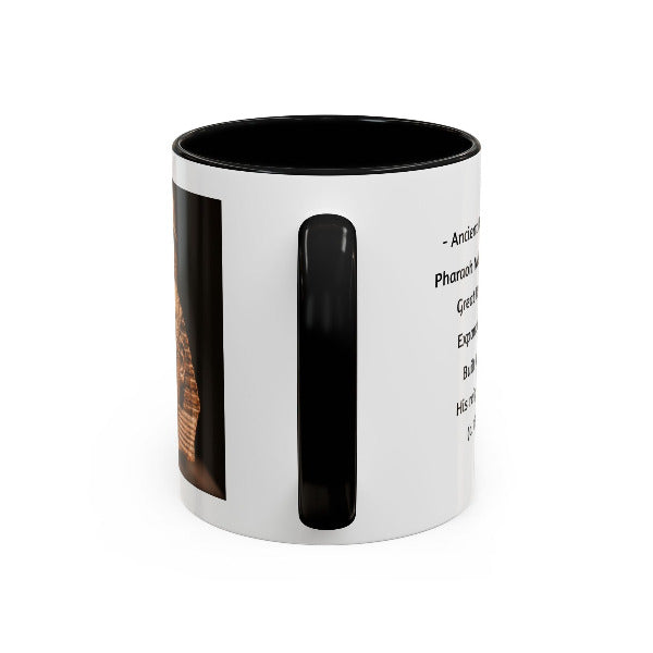 Pharaoh Amenhotep III Mug | Ancient Power. Kemet's Zenith | African Royalty & Legacy